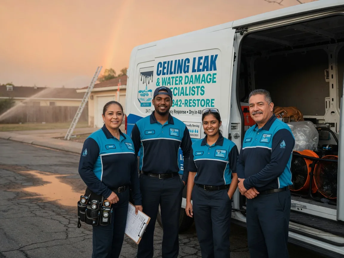 Ceiling Leak Cleanup company in Easton, TX