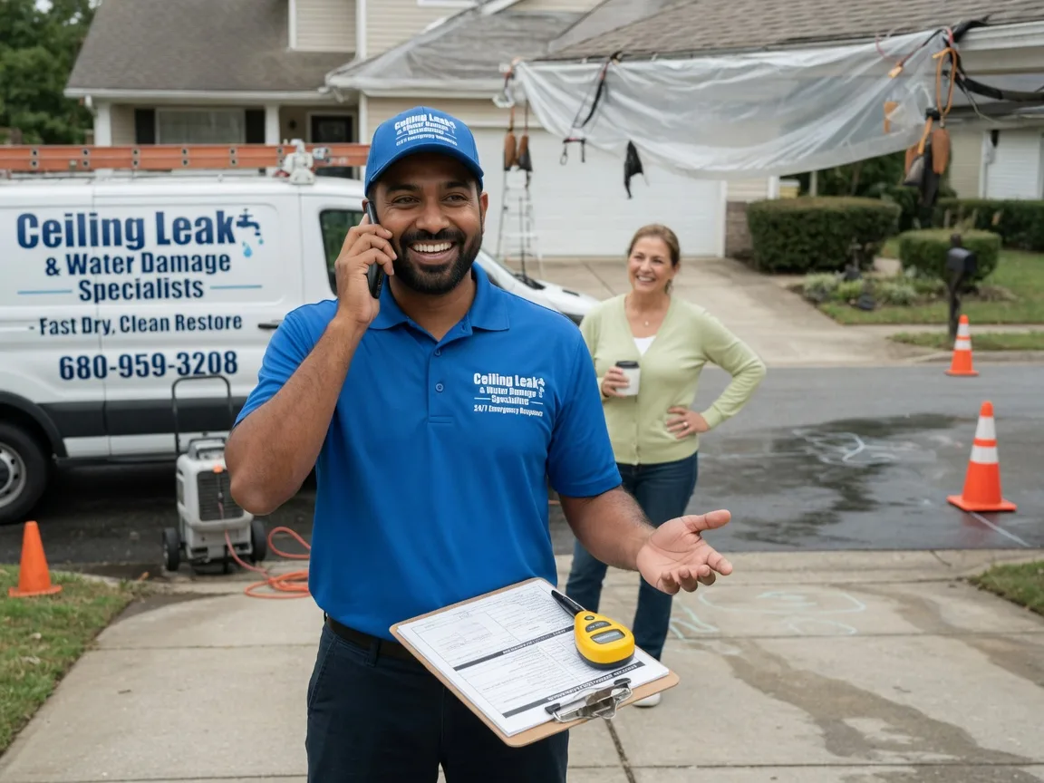 Ceiling Leak Cleanup Easton, TX FAQs